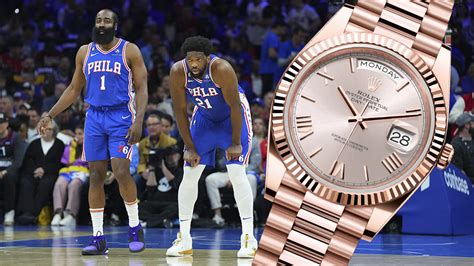 James Harden Surprises Joel Embiid With a Rolex as an MVP Gift